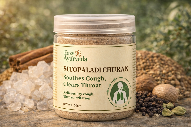Sitopaladi Churan - Soothes Cough, Clears Throat (50g)
